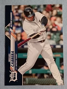 2020 Topps Update Active Leaders Walmart Royal Blue Miguel Cabrera #U-193 - Picture 1 of 4