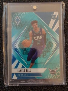 2020-21 Panini Chronicles LaMelo Ball Teal Rookie Card Hornets