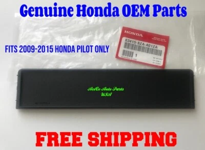 Genuine 09-15 Honda Pilot 2009-2015 Front Console Center Divider Separator BLACK Foto 1 de 4