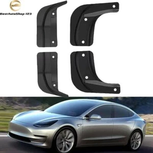 Mud Flaps ABS Plastic Mudguards Fender For Tesla Model 3 Highland 2024 - Picture 1 of 9