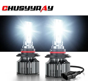 9005 LED Combo Headlight Bulbs Kit HIGH-LOW Beam 6500K White Super Bright - Foto 1 di 13