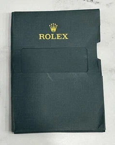 Rolex Green Card Booklet Holder - Bild 1 von 2