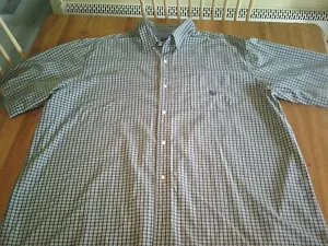 3XT (Alto) Para Hombre - Marca Chaps - Camisa Abotonada - Verde/Azul - Imagen 1 de 6
