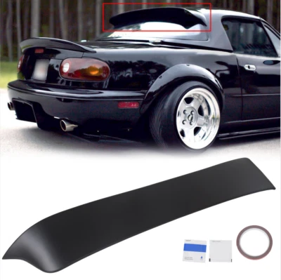 For 90-05 1997 Mazda Miata JDM ABS Rear Window Roof Spoiler Visor Wing HARD TOP - Image 1 of 4