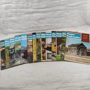Model Railroader Magazine Vintage Mixed Lot of 14 Magazines 1966 - 1971 - Picture 1 of 15