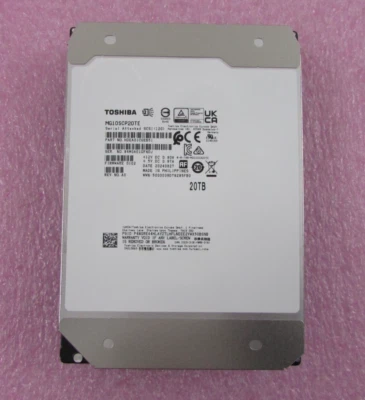 Brand New Toshiba 20TB SED SAS 3.5" MG10 MG10SCP20TE 12Gb/s 512e Disk Drive HDD - Image 1 of 4