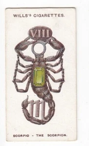Vintage 1923 Astrology Card SCORPIO The Scorpion - Picture 1 of 1