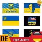 BIOSA Fahne Flagge Ukraine, Stehen Sie mit der Ukrainische Gartenflagge Lebendig