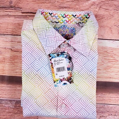 Robert Graham Long Sleeve Classic Fit Button Up Shirt Mens L NWT $198 - Image 1 of 4