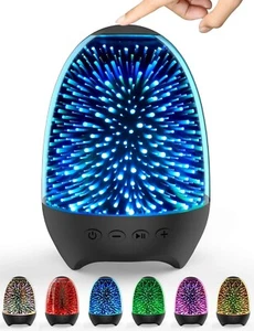 LED Bedside Lamp, Touch Dimmable with Bluetooth Speaker, Night Light - Picture 1 of 20
