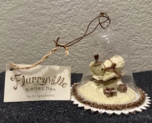 Flurryville Collection Sledding Stanley Snowman Christmas Figurine w/ Box - Picture 1 of 14