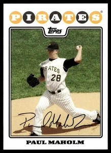 2008 Topps Paul Maholm Pittsburgh Pirates #494 - Picture 1 of 2