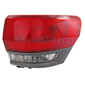 CAPA for 2014-2021 Grand Cherokee Rear Right Tail Lights Red & Clear Plastic C - Foto 1 di 8