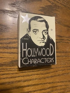Tarjetas de prensa de fregadero de cocina de personajes de Hollywood Boris Karloff Lon Cheney Jr raras - Imagen 1 de 14