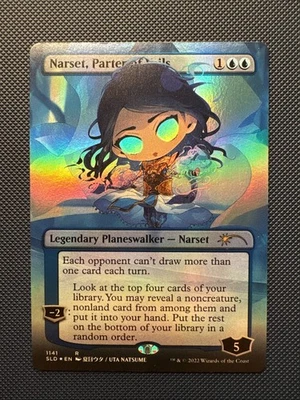 MTG Narset, Parter of Veils (Borderless) - Secret Lair Drop Series (SLD) NM Foil - Image 1 of 2