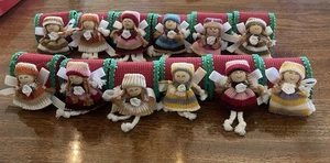 Vintage Christmas Napkin Holders Set Of 12  - Picture 1 of 3