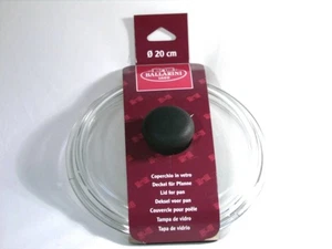 Coperchio In Vetro Bombato Pomolo Nero 3333 26 Trasparente Ballarini - Foto 1 di 3