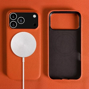 Magnetische Echt Leder Hülle für iPhone 17 16 15 14 13 12 11 Pro Max Full Cover - Bild 1 von 25