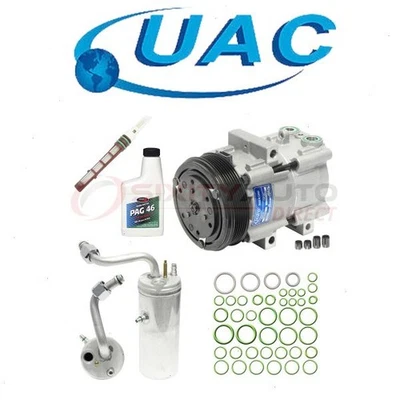 UAC AC Compressor & Component Kit for 2002-2007 Ford F-250 Super Duty 5.4L dq - Image 1 of 4