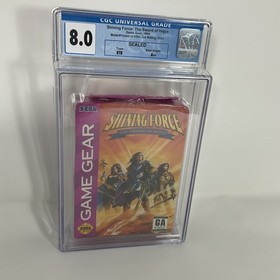 Sealed Shining Force - The Sword Of Hajya CGC 8.0 A++ (Not WATA Or VGA)