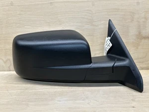 2013-2022  RAM 1500 RIGHT MANUAL MIRROR W/ MANUAL FOLDING TEXTURED BLACK - Picture 1 of 6