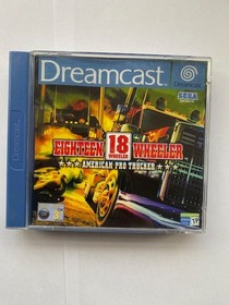 SEGA DREAMCAST 18 / EIGHTEEN WHEELER GAME COMPLETE TESTED AND WORKING