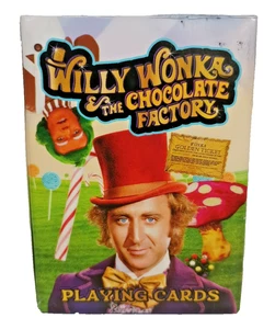 Aquarius Willy Wonka Playing Cards - Willy Wonka Themed Deck of Cards OPEN BOX - Picture 1 of 7