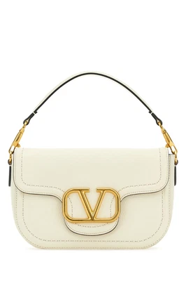 Bolso de Hombro VALENTINO GARAVANI Alltime Cuero Blanco Nuevo Foto 1 de 4