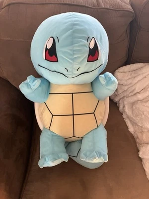 Peluche Pokémon Squirtle Jumbo - Juguete Oficial 2024 Coleccionable de Fábrica Foto 1 de 4