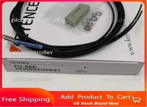 1PC Keyence FU-86A Fiber Optic Sensor New FU86A - Picture 1 of 2