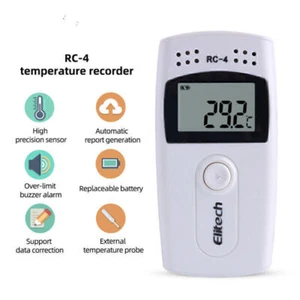 Elitech RC-4 LCD Screen USB Temperature Data Logger Recorder Monitor - Picture 1 of 9
