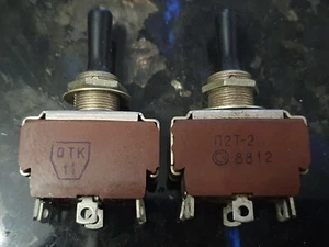 interruttore a levetta P2T-2 Made in URSS NUOVO! Lotto 3 pz+ - Foto 1 di 3