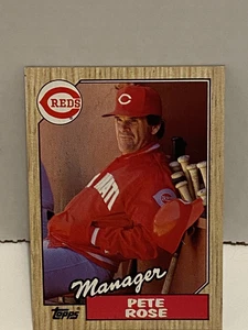 Baseball Card Manager Pete Rose #14 Topps Circa 1987