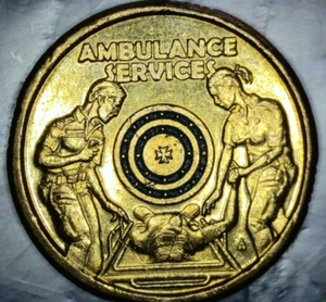 2021 $2 Ambulance emergency Service Australian coloured two dollar coin #27 - Picture 1 of 2