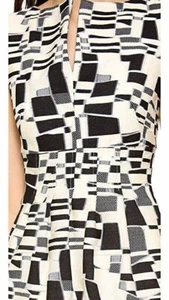 BNWT☆LELA ROSE~ Black Ivory Slit Front Classic Sheath Silk Lined Dress Size 14 - Picture 1 of 9