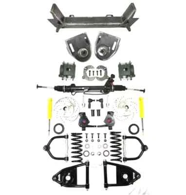 1951 1952 Ford 1/2 Ton caminhão Mustang II IFS dianteiro manual 2" kit drop - Imagem 1 de 4