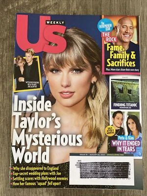 US Weekly Magazine August 22, 2022 Taylor Swift Inside Taylor's Mysterious World - Image 1 of 4