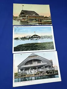 3 postales del C.1915 feat. The Boat Club House - Kennebunkport, ME cada uno diferente - Imagen 1 de 6