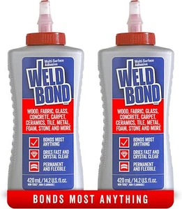 Multi-Surface Non-Toxic Adhesive Glue, Bonds Most Anything! Wood Glue 2-pack - Picture 1 of 7