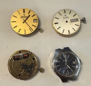 Bulova Accutron 3 movimenti + 1 orologio (non testati) - Picture 1 of 12