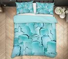 3D Blue Pigment A171 Bed Pillowcases Quilt Duvet Cover Uta Naumann Zoe