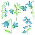 Flower Collection Stencil - Reusable Mylar Designs for Painting