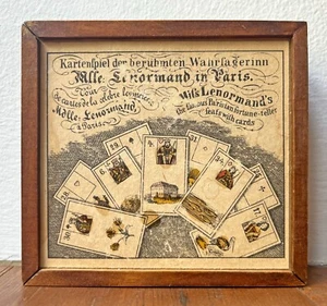 Kartenspiel d. berühmten Wahrsagerin Mlle. Lenormand, Paris - Reprint 1982,neuw. - Bild 1 von 6