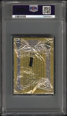 PSA 9 MINT 1982 TOPPS FOOTBALL CELLO PACK LAWRENCE TAYLOR #434 BACK HOF ROOKIE - Image 1 of 2