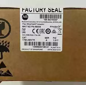 New Factory Sealed Allen Bradley 1794-AENTR SER A Flex I/O Ethernet/IP Module - Picture 1 of 3