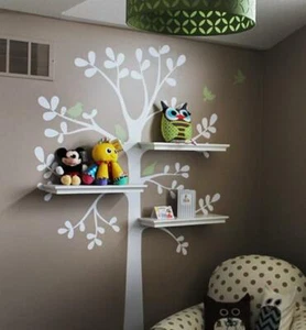 Shelving Tree Decal with Birds - Bild 1 von 15
