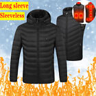 Unisex Electric Heated Vest Jacket Warm Up Heat Pad Cloth Body Warmer B Coat✅