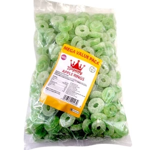 Kingsway Sour Apple Rings Fizzy Jelly Sweets Bulk Bag 200g–2.5kg UK Stock - Picture 1 of 8