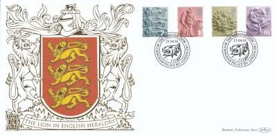 65p E 1st 2d England Benham 22Ct GOLD FDC Buckingham Palace Rd 2003 (151263) - Image 1 of 3