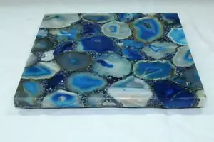 12" Agate Table Top Natural stones Handmade Home Office Decor  - Picture 1 of 4